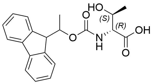 Structure of Fmoc-D-Thr-OH