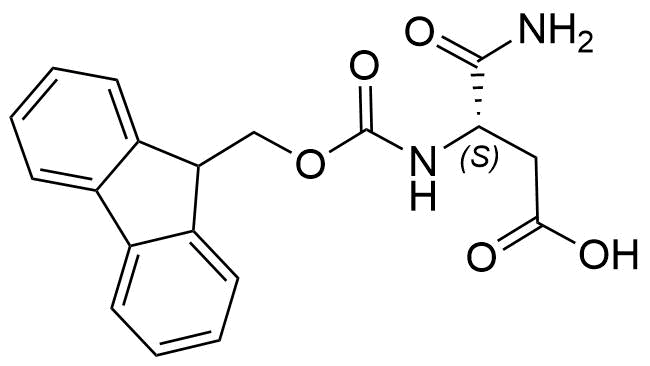 Structure of Fmoc-L-IsoAsn-OH