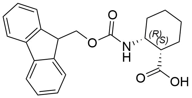 Structure of FMOC-1,2-CIS-ACHC-OH